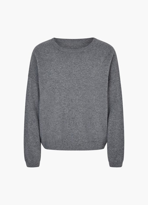Coupe Regular Fit Maille Pull-over en cachemire graphit mel.
