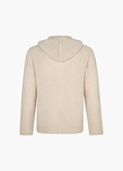 Casual Fit Strick Cashmere - Cardigan sand