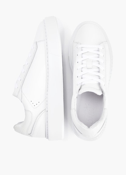Regular Fit Schuhe Leder - Sneaker white
