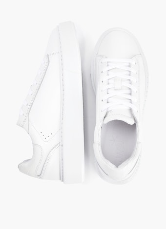 Coupe Regular Fit Chaussures Sneakers en cuir white