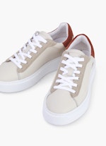 Regular Fit Shoes Leather - Trainer beige-khaki