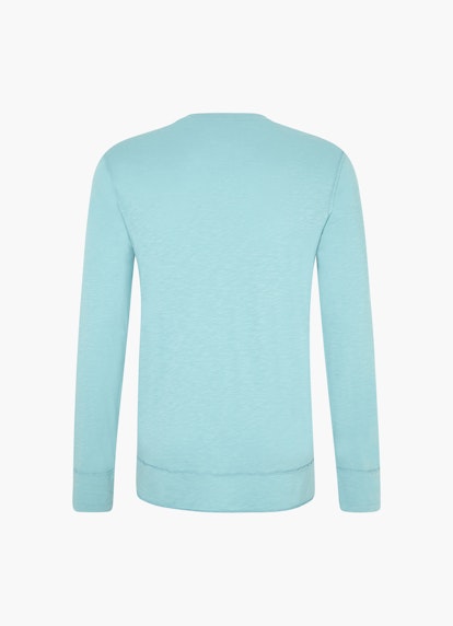 Casual Fit Longsleeves Longsleeve aqua