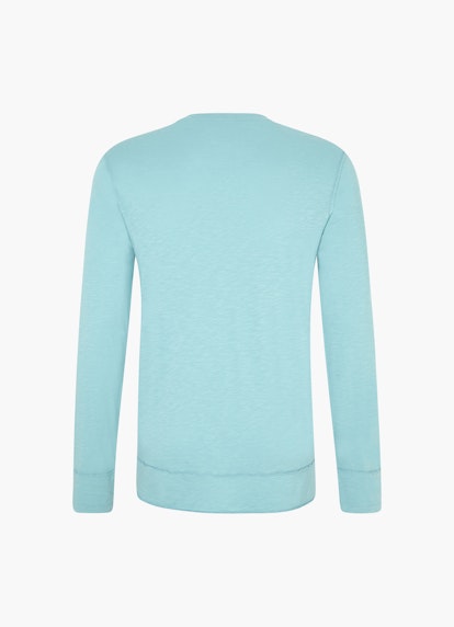 Coupe Casual Fit T-shirts à manches longues T-shirt à manches longues aqua