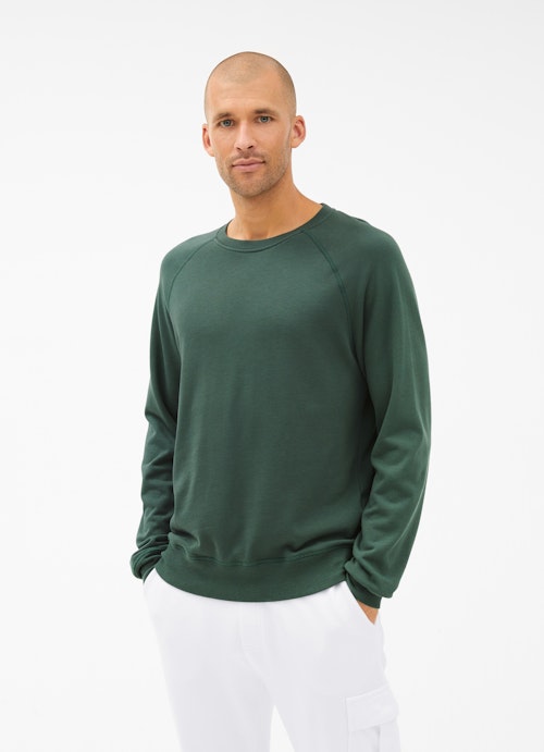Coupe Casual Fit Pull-over Sweat-shirt deep green