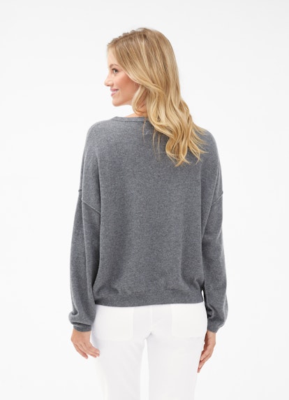 Regular Fit Knitwear Pure Cashmere Sweater graphit mel.