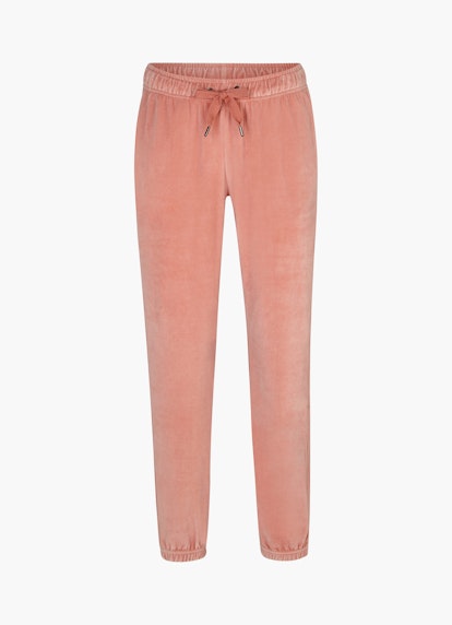 Coupe Casual Fit Pantalons Pantalon de jogging en velours terracotta