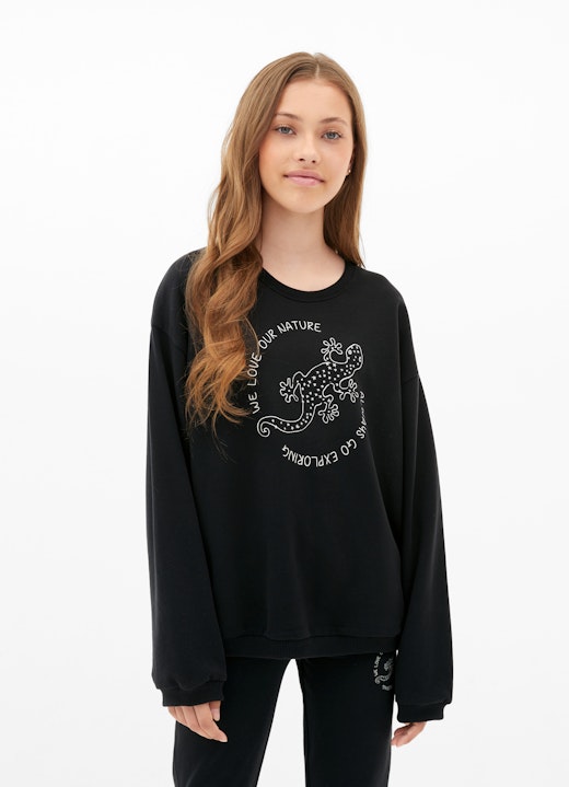 Regular Fit Sweatshirts Sweatshirt black