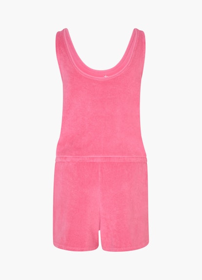 Slim Fit Jumpsuits Frottee - Jumpsuit hot pink