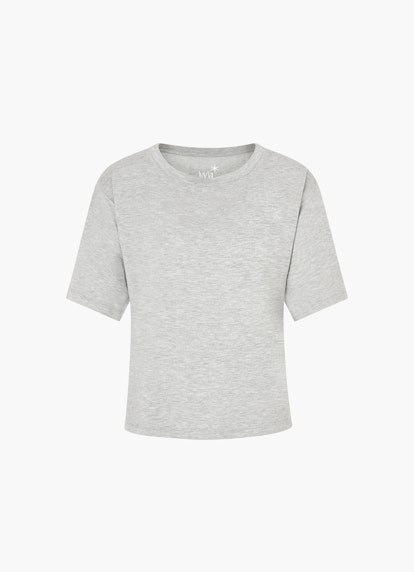 Oversized Fit Athleisure Modal Jersey - T-Shirt l.grey mel.