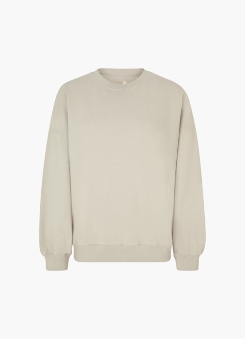 Basic Fit Sweatshirts Sweater mit Puffärmeln olive grey