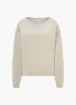 Regular Fit Sweatshirts Velvet Sweater olive grey
