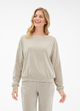 Regular Fit Sweatshirts Samt - Sweater olive grey