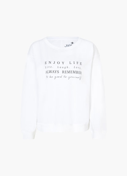 Coupe Regular Fit Sweat-shirts Sweat-shirt white