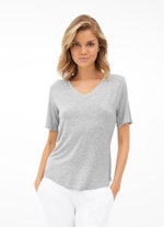 Slim Fit T-Shirts T-Shirt l.grey mel.