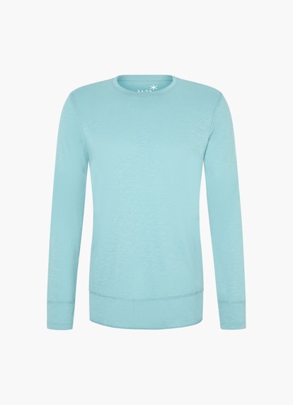 Casual Fit Longsleeves Longsleeve aqua