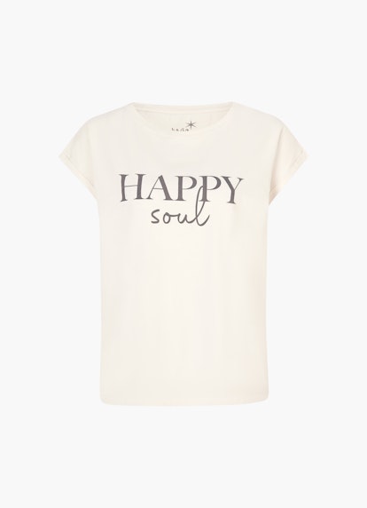 Coupe Boxy Fit T-shirts T-shirt de coupe carrée eggshell