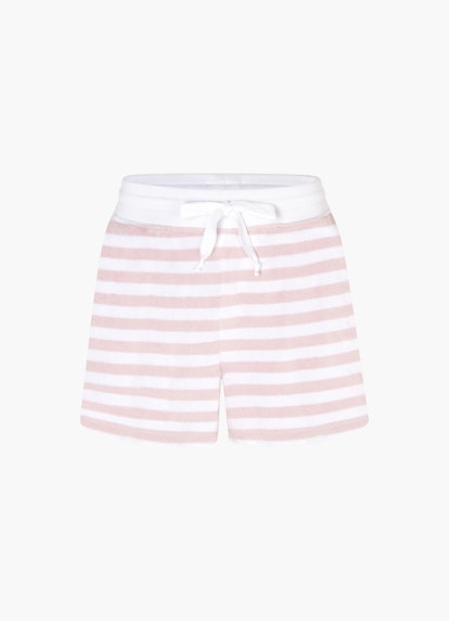 Coupe Regular Fit Short Short en tissu éponge pale pink