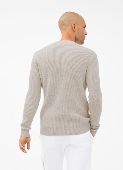 Coupe Casual Fit Maille Pull-over sand