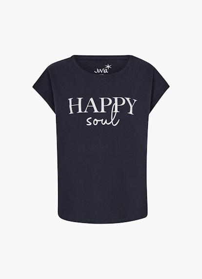 Coupe Boxy Fit T-shirts T-shirt carré navy