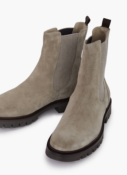 Regular Fit Schuhe Chelsea Boots olive grey