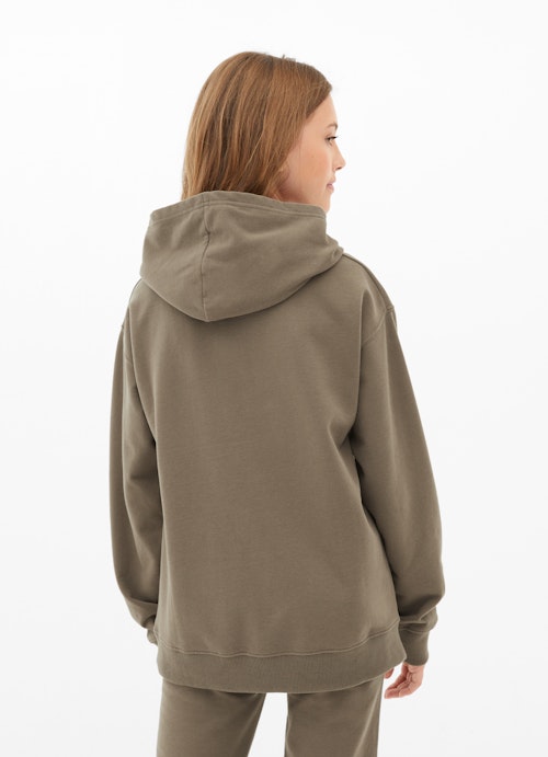Regular Fit Sweatshirts Hoodie dark olive