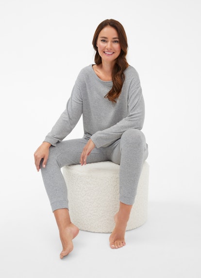 Regular Fit Nightwear Nightwear - Sweater l.grey mel.