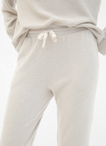 Regular Fit Pants Nightwear - Trousers eggshell