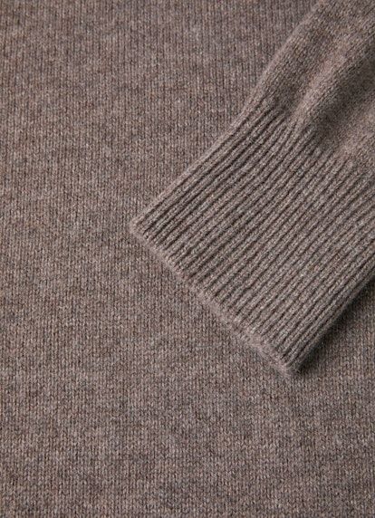 Regular Fit Knitwear Cashmere Blend - Pullover taupe mel.