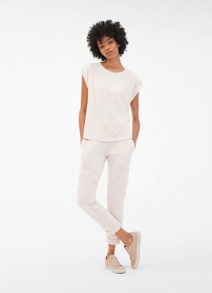 Coupe Boxy Fit T-shirts T-shirt de coupe carrée ecru mel.