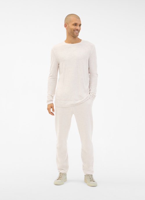 Casual Fit Long sleeve tops Longsleeve ecru mel.