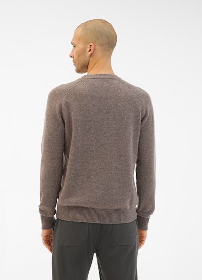 Regular Fit Knitwear Cashmere Blend - Pullover taupe mel.