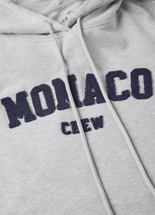 Oversized Fit Sweatshirts Hoodie l.grey mel.