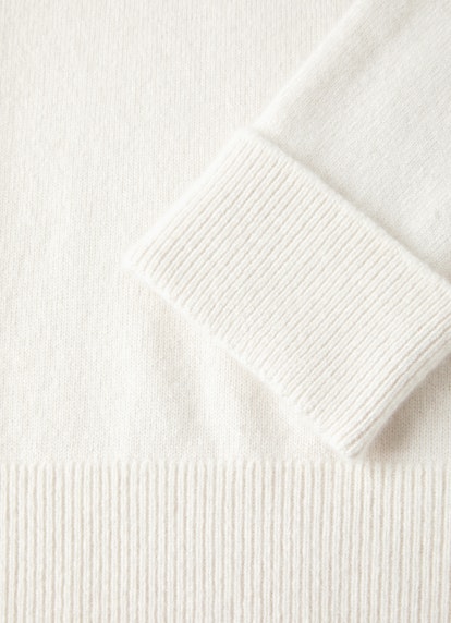 Oversized Fit Knitwear Pure Cashmere - Pullover eggshell