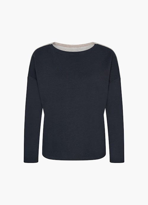 Loose Fit Sweatshirts Cashmix - Sweater dark navy