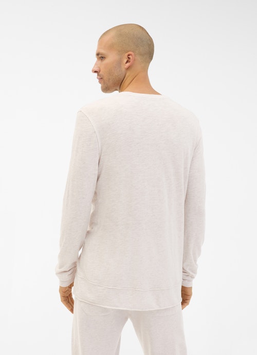 Casual Fit Long sleeve tops Longsleeve ecru mel.