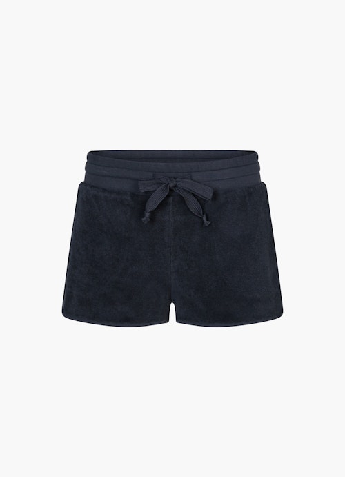 Regular Fit Shorts Frottee - Shorts dark navy