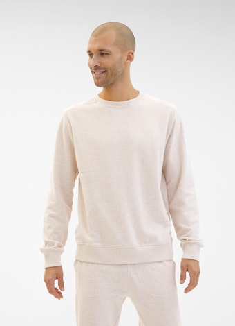 Regular Fit Sweater Sweatshirt ecru mel.