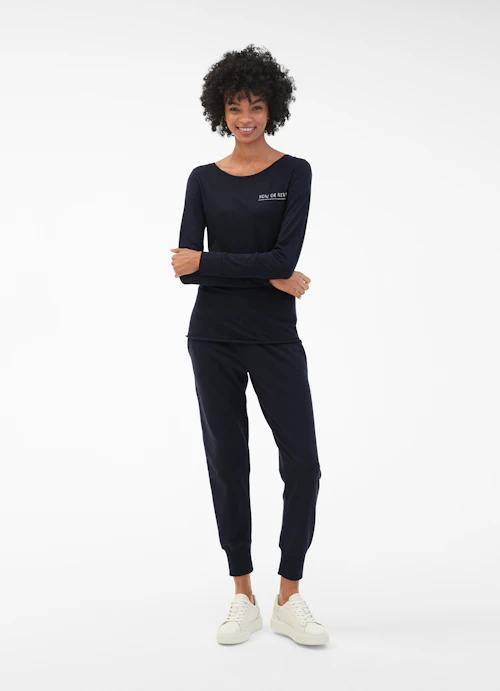 Regular Fit Longsleeves Longsleeve dark navy