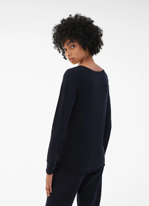 Regular Fit Longsleeves Longsleeve dark navy