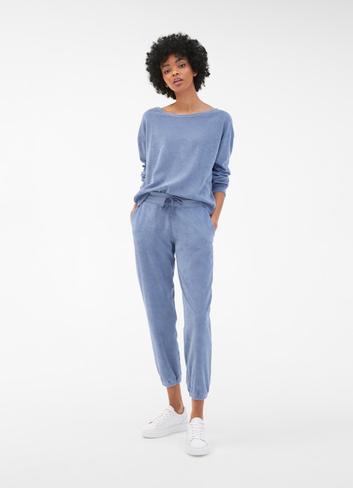 Regular Fit Pants Terrycloth - Sweatpants dutch blue