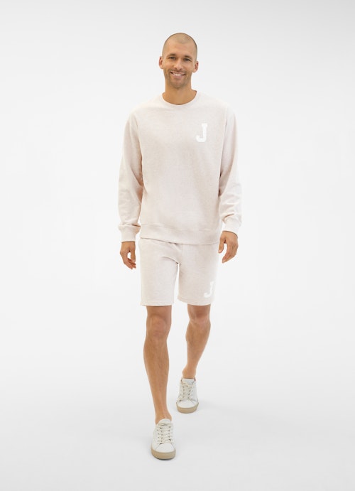 Casual Fit Sweaters Sweatshirt ecru mel.