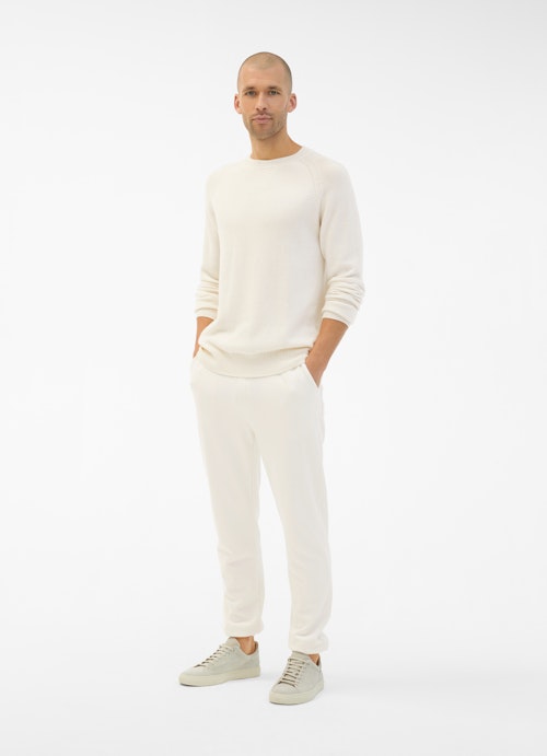 Regular Fit Knitwear Cashmere Blend - Pullover eggshell