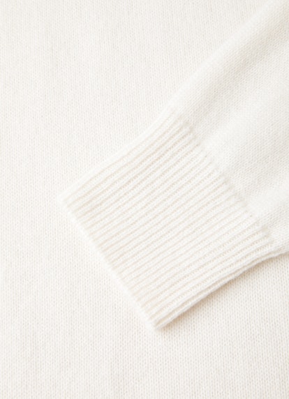 Regular Fit Knitwear Cashmere Blend - Pullover eggshell