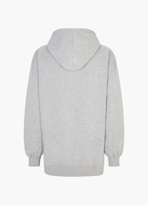 Oversized Fit Sweatshirts Hoodie l.grey mel.