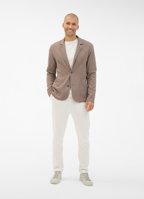 Regular Fit Blazers Jacquard Bouclé - Blazer taupe