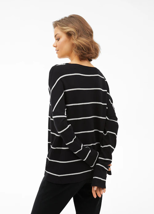 Loose Fit Sweatshirts Cashmix - Sweater black