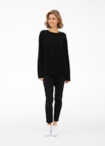 Coupe oversize Maille Pull-over en cachemire black