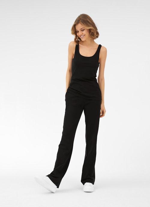 Slim Fit Tops Top black