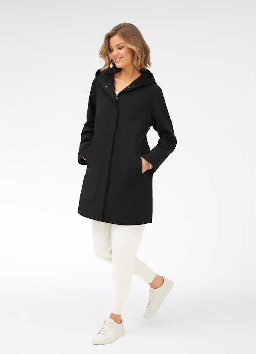 Regular Fit Coats Softshell Coat black