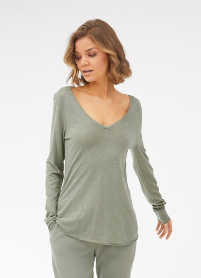 Regular Fit Long sleeve tops Longsleeve seagrass